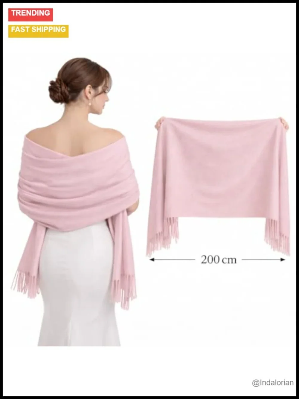 Ultra Soft Pashmina Shawl Wrap for Evening Dress Bridesmaid Wedding Winter